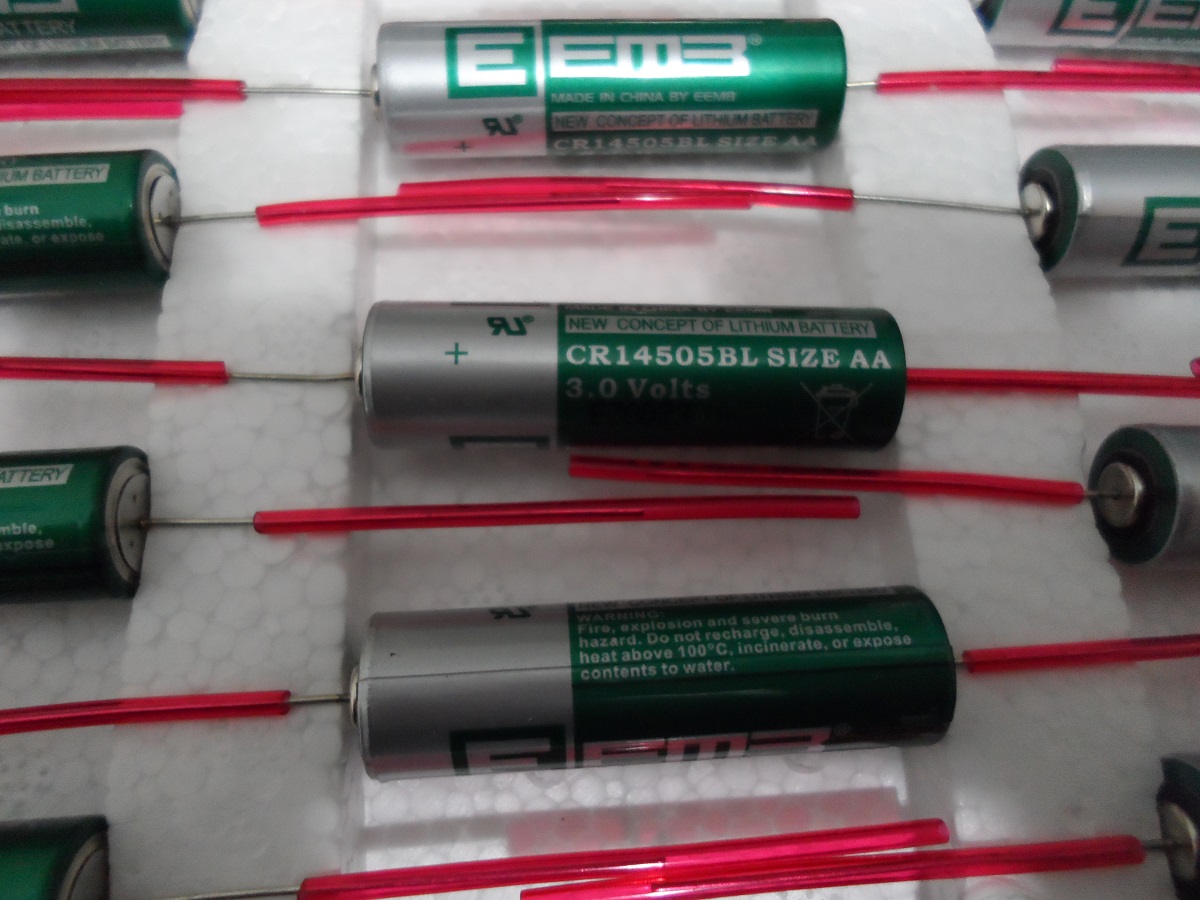 CR14505BL-AX       Batería Lithium (AA) 3.0V, 1800mAh